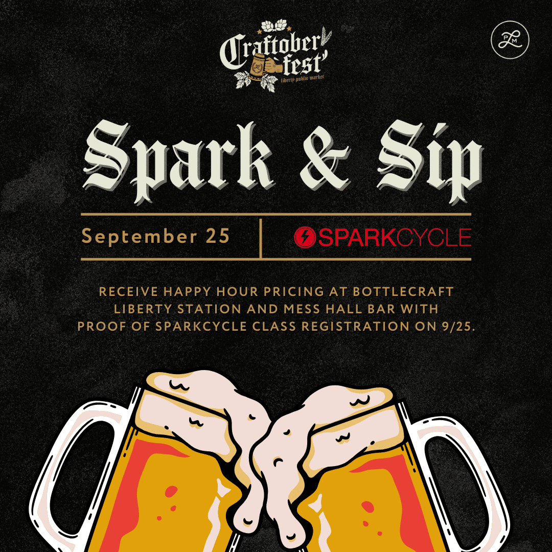 Spark & Sip with Sparkcycle Liberty Public Market